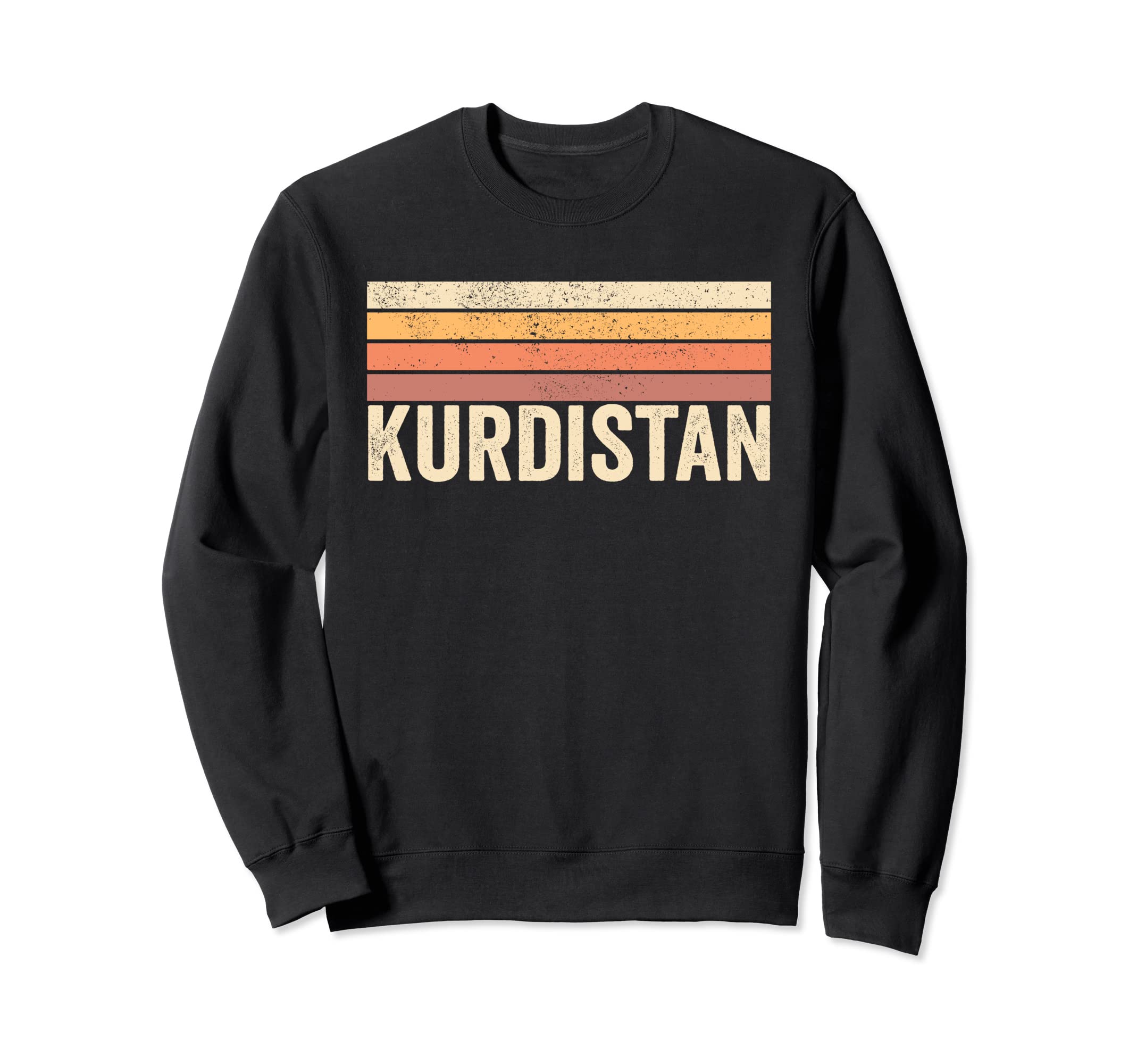 Kurdistan Sunset Stripe Sweatshirt - Trendy Graphic Unisex - T-Shirt, Sweatshirt, Hoodie