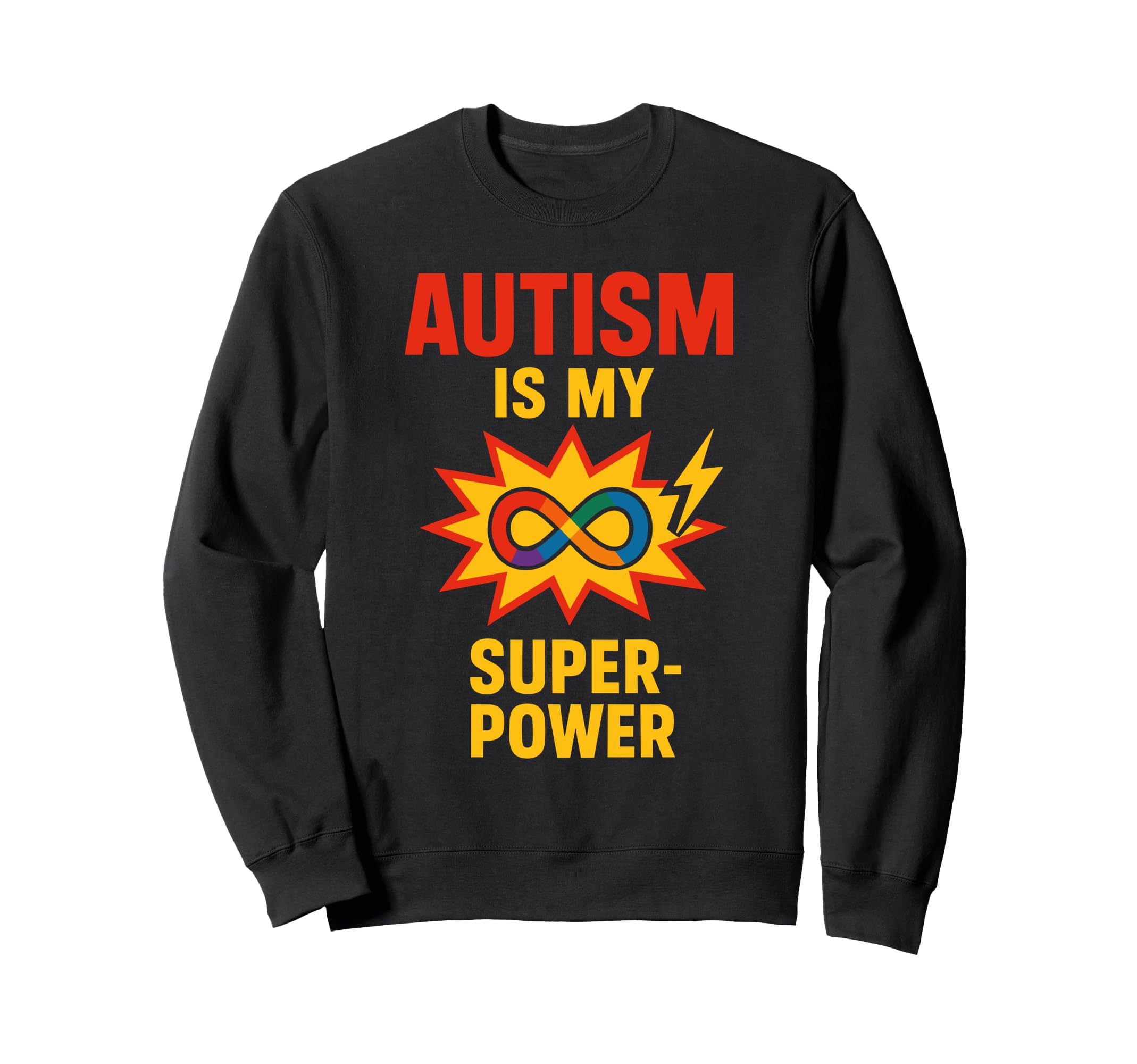 Autism Pride Neurodivergent Sweatshirt - Fun Novelty Design for Adults - T-Shirt, Sweatshirt, Hoodie