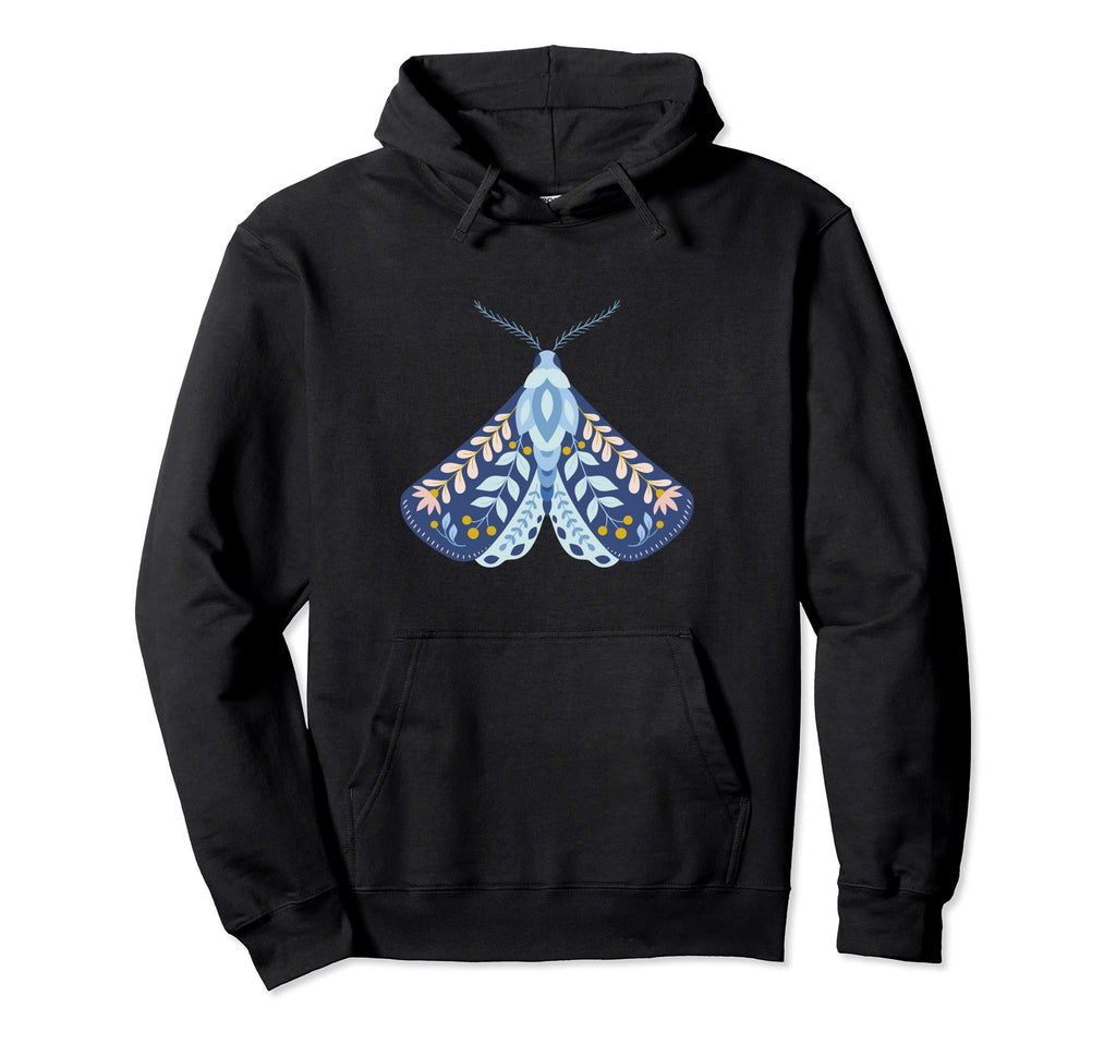 Crafty Moth Goth Horror Hoodie - Casual Everyday Wear for Adults - T-Shirt, Sweatshirt, Hoodie