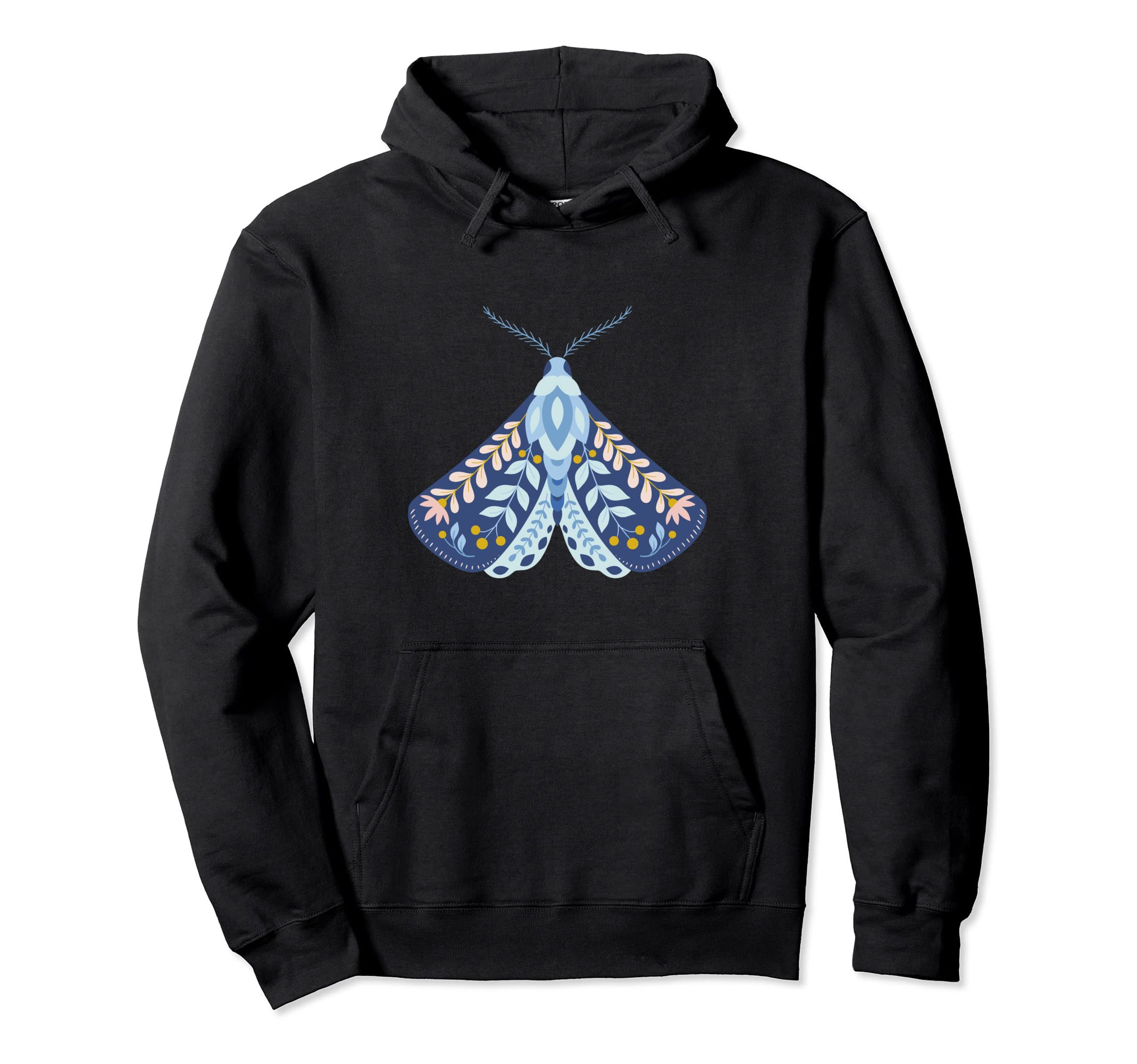 Crafty Moth Goth Horror Hoodie - Casual Everyday Wear for Adults - T-Shirt, Sweatshirt, Hoodie