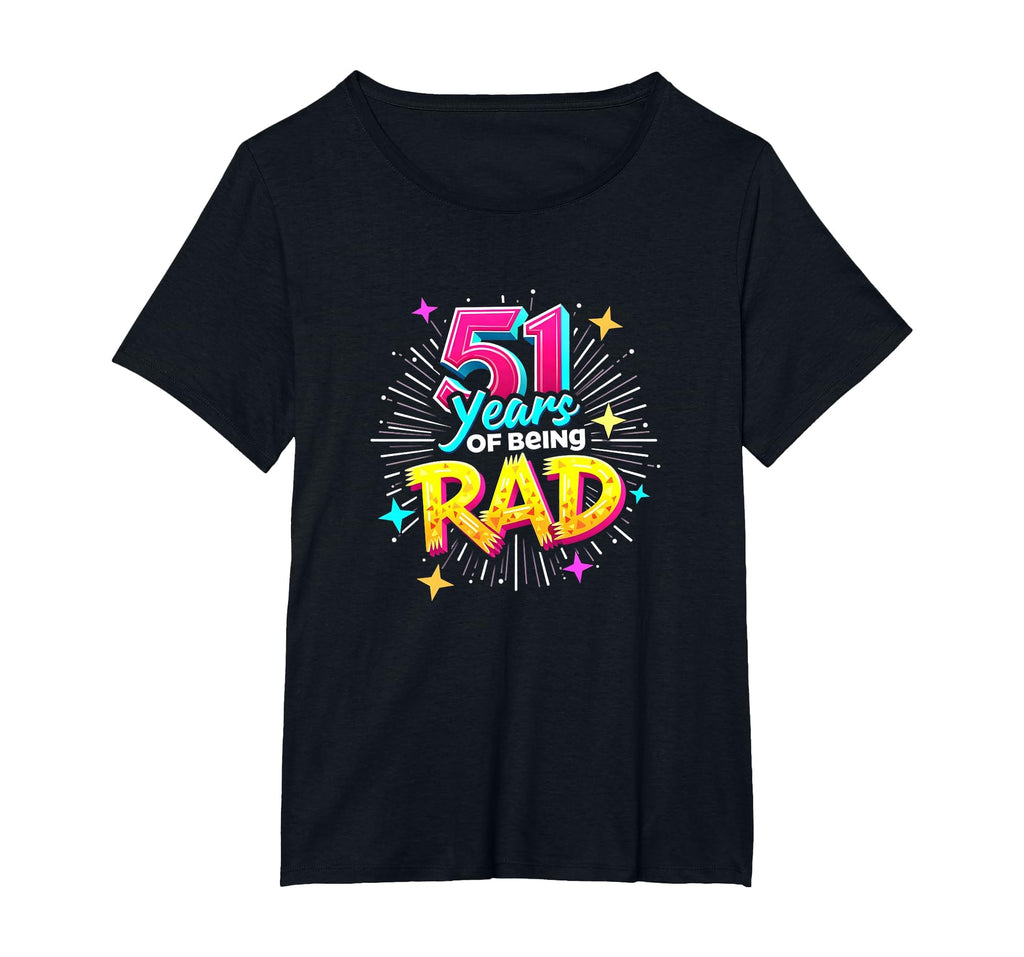 51 Years Rad Birthday Gift Celebration T-Shirt - Trendy Graphic Unisex - T-Shirt, Sweatshirt, Hoodie
