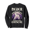 Never Underestimate Power Crystal Sweatshirt - Trendy Graphic for Adults - T-Shirt, Sweatshirt, Hoodie