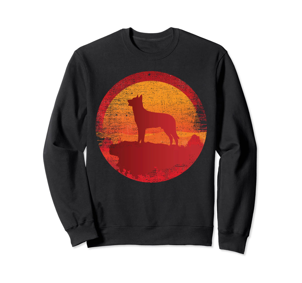 Beauceron Sunset Sweatshirt - Unique Graphic Unisex - T-Shirt, Sweatshirt, Hoodie