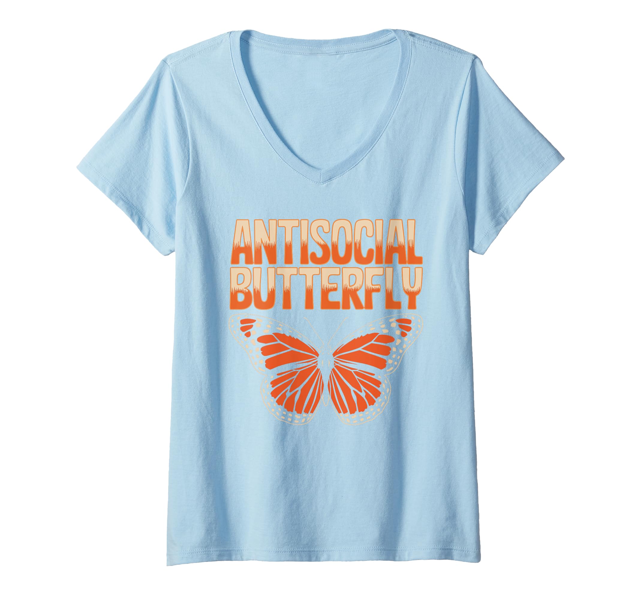 Womens Antisocial Butterfly Funny T-Shirt - Unique Graphic for Adults - T-Shirt, Sweatshirt, Hoodie