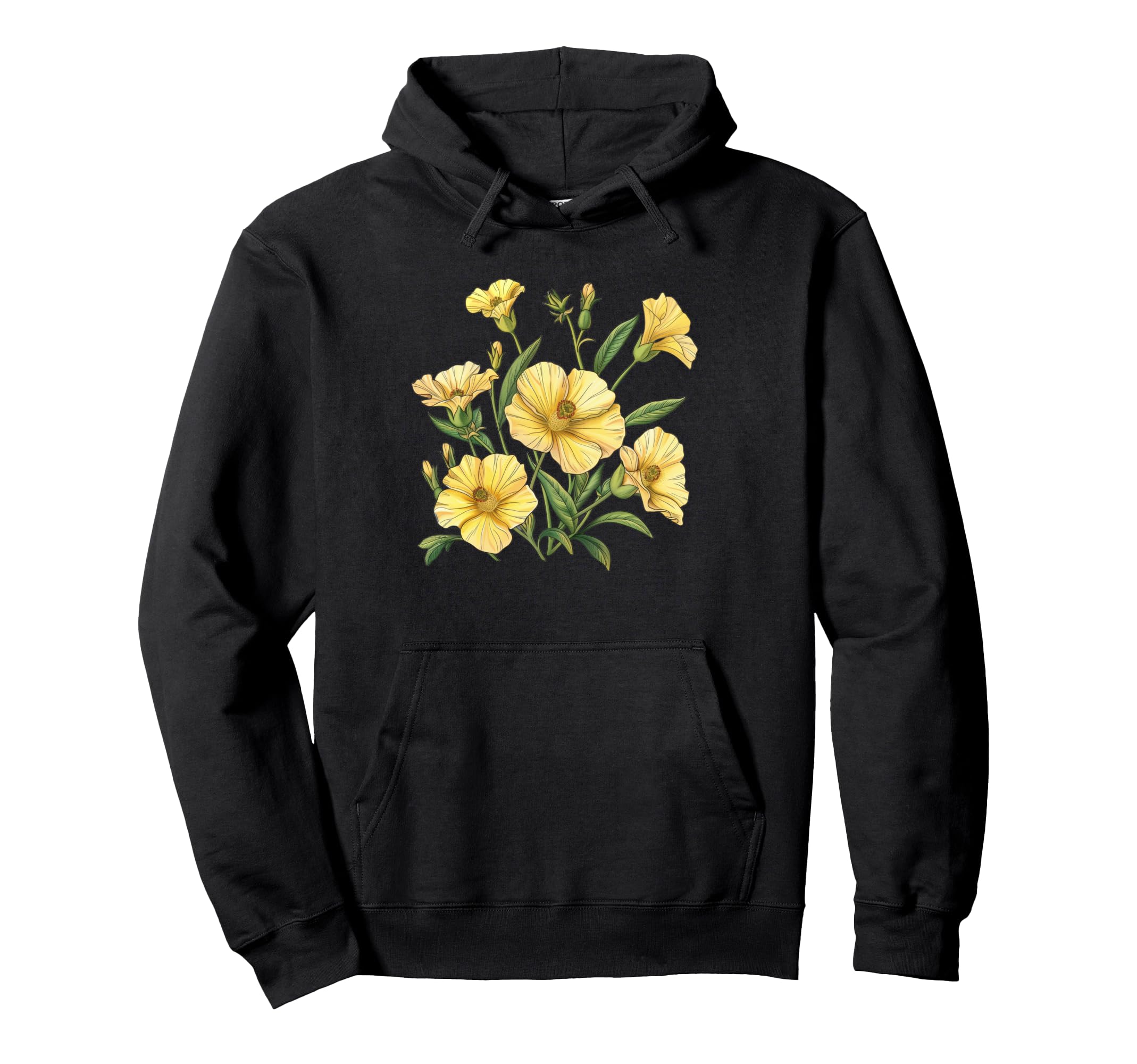 Evening Primrose Hoodie - Graphic Print for Adults - T-Shirt, Sweatshirt, Hoodie