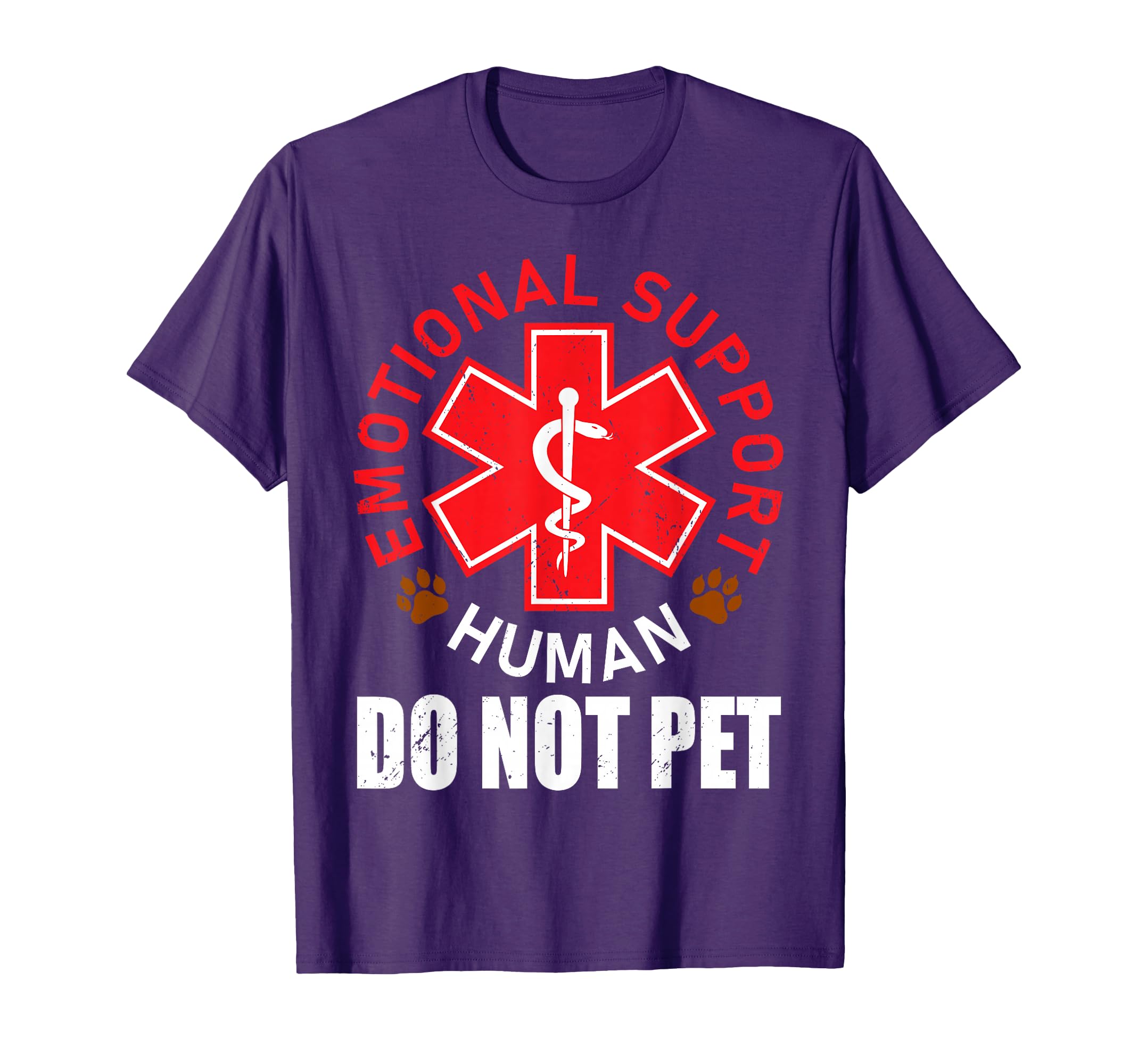 Emotional Support Human Do Not Pet T-Shirt - Unique Graphic Men Women - T-Shirt, Sweatshirt, Hoodie