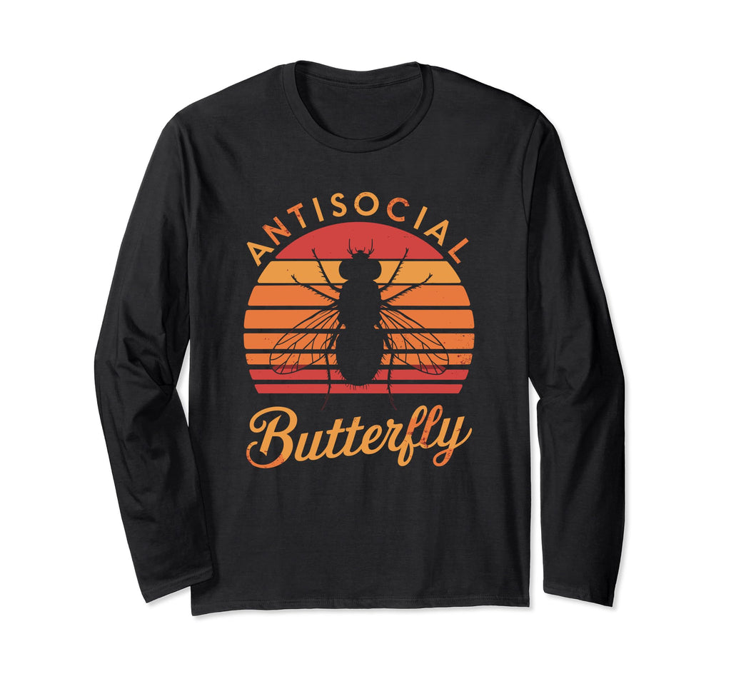 Antisocial Butterfly Housefly T-Shirt - Aesthetic Graphic for Adults - T-Shirt, Sweatshirt, Hoodie