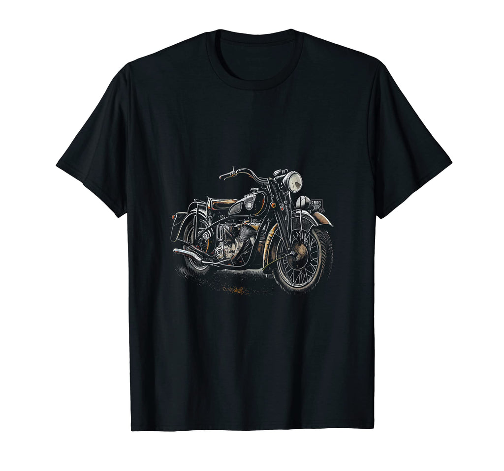 Stylish Motorcycle T-Shirt - Minimalist Print for Adults - T-Shirt, Sweatshirt, Hoodie