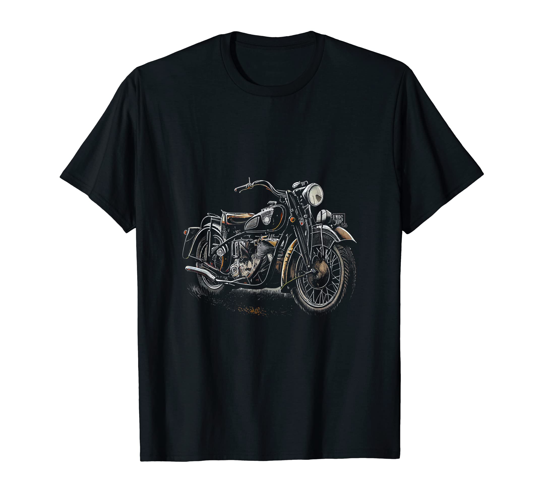 Stylish Motorcycle T-Shirt - Minimalist Print for Adults - T-Shirt, Sweatshirt, Hoodie