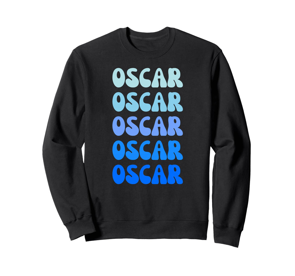 Oscar Name Stack Sweatshirt - Unique Graphic Men Women - T-Shirt, Sweatshirt, Hoodie
