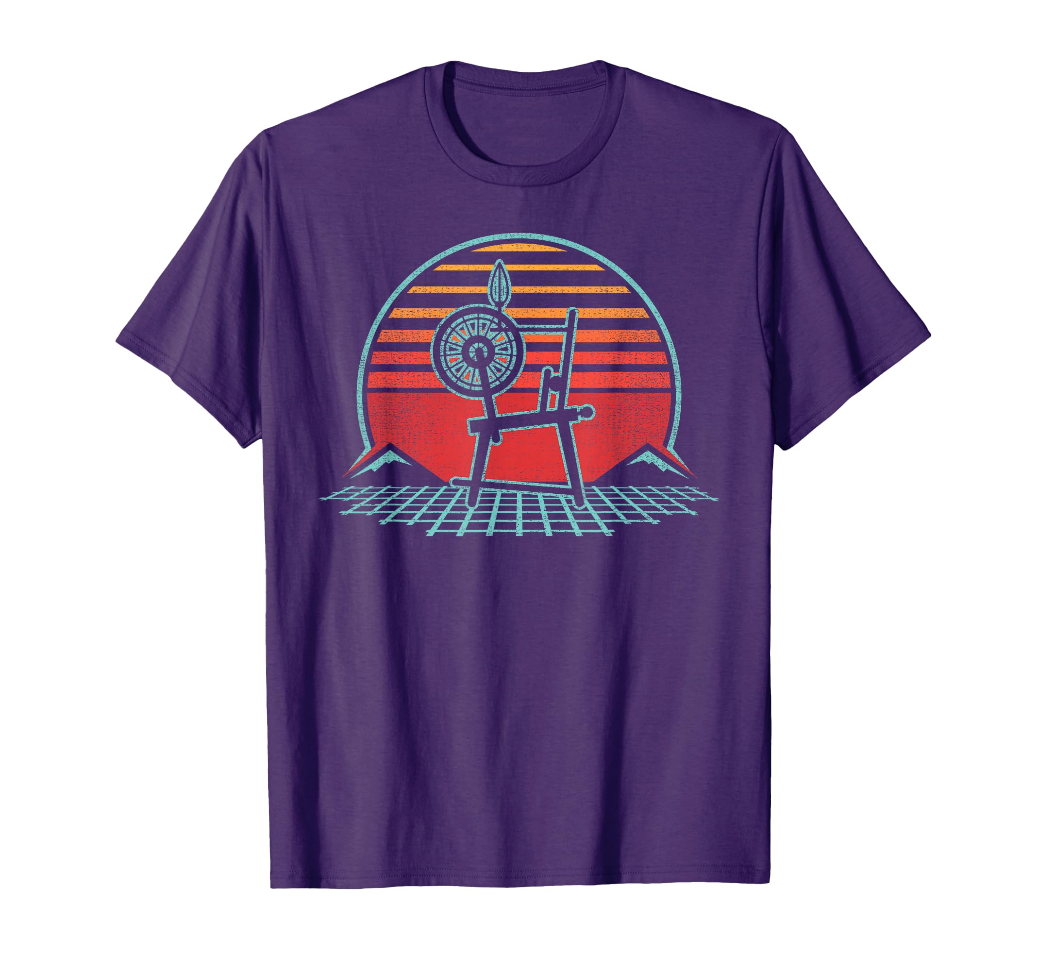 Hand Spinning Wheel 80S Gift T-Shirt - Trendy Graphic Men Women - T-Shirt, Sweatshirt, Hoodie