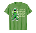 I Wear Green Mental Health Awareness T-Shirt - Aesthetic Graphic Men Women - T-Shirt, Sweatshirt, Hoodie