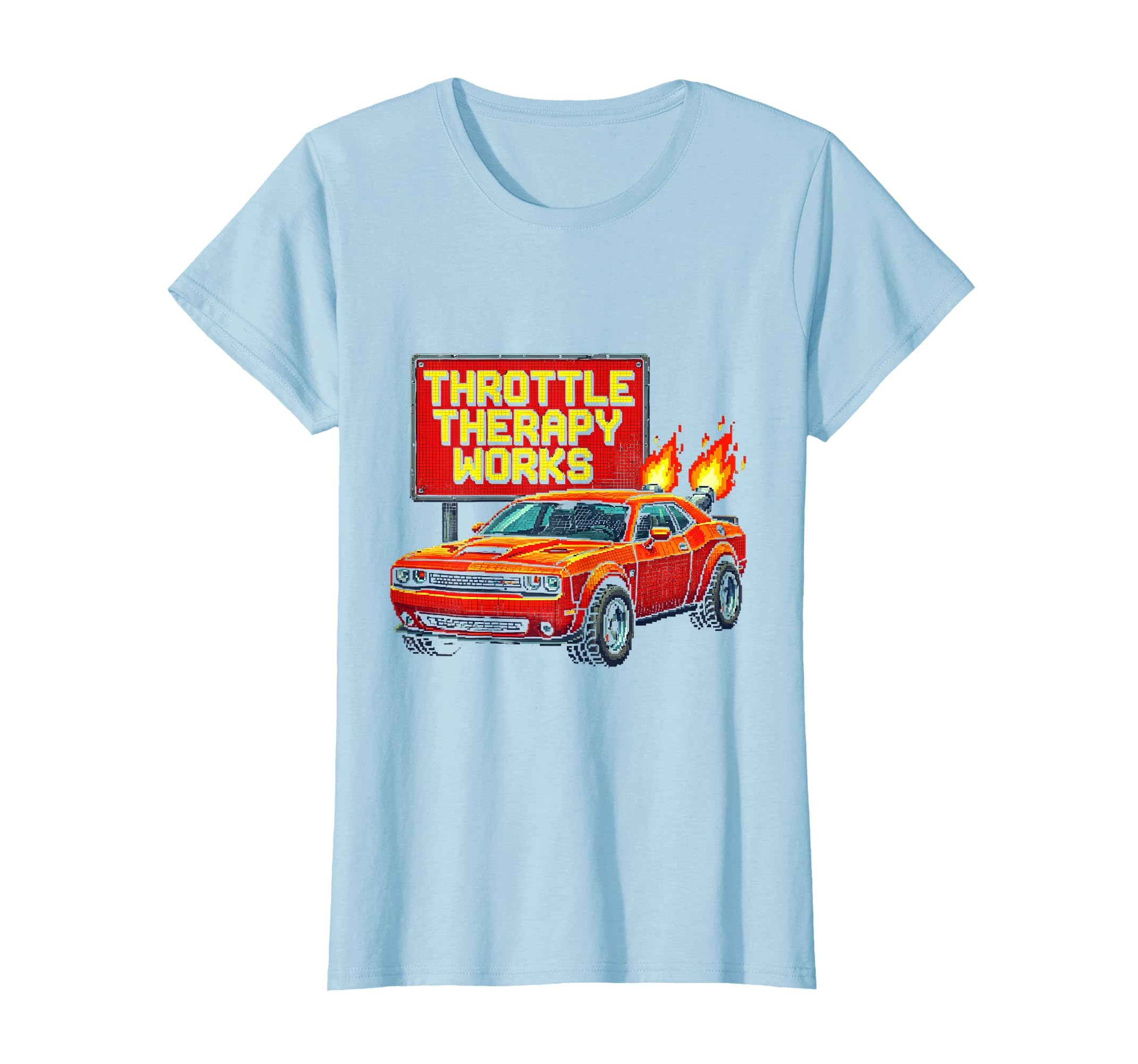 Throttle Therapy Works Car Enthusiast T-Shirt - Unique Graphic Men Women - T-Shirt, Sweatshirt, Hoodie