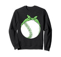 Baseball Wear Green Mental Health Sweatshirt - Minimalist Print for Adults - T-Shirt, Sweatshirt, Hoodie