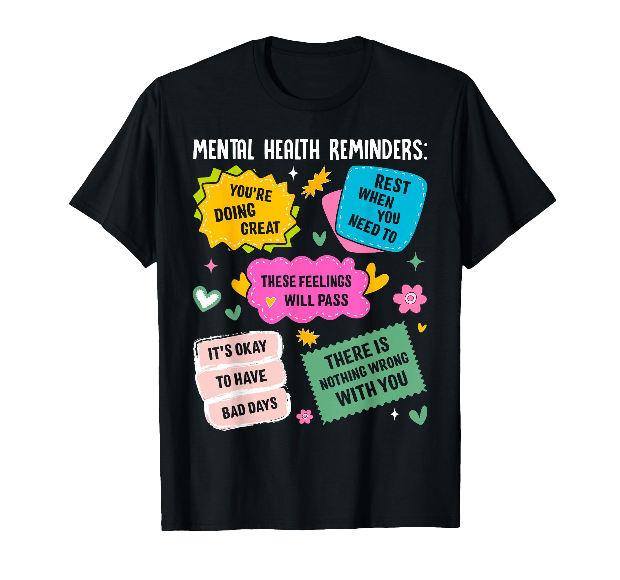 Mental Health Awareness Ribbon Items Hoodie - Graphic Print for Adults - T-Shirt, Sweatshirt, Hoodie