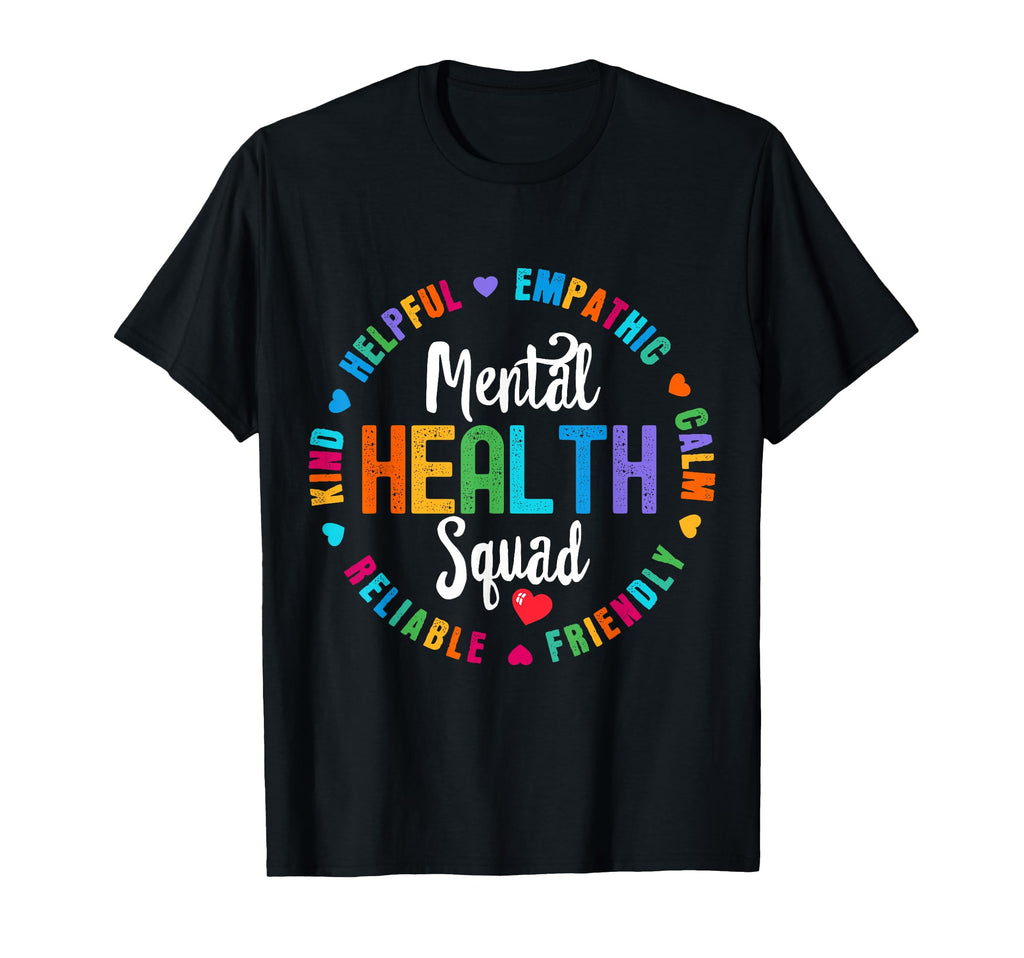 Mental Health Squad Nurse Team T-Shirt - Trendy Graphic for Adults - T-Shirt, Sweatshirt, Hoodie