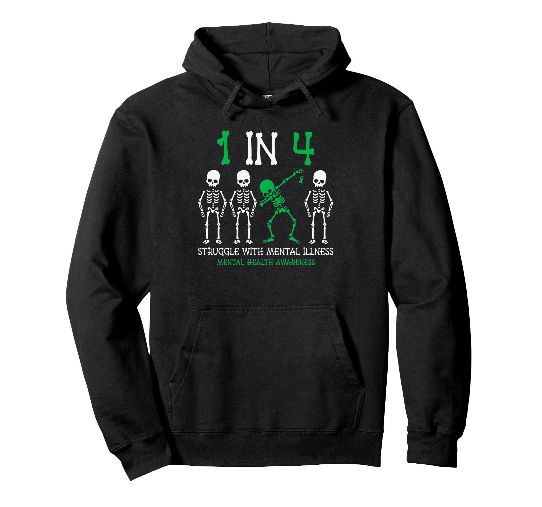 1 4 Struggle Mental Illness Mental Hoodie - Novelty Apparel for Adults - T-Shirt, Sweatshirt, Hoodie