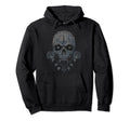 Flowers Skull Musician Skeleton Party Hoodie - Minimalist Print for Adults - T-Shirt, Sweatshirt, Hoodie