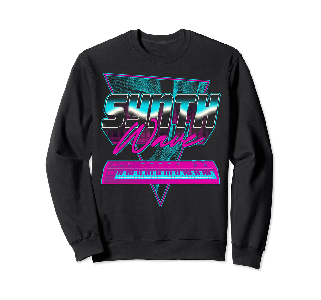 Synthwave Piano Vaporwave 1980S 1990S Sweatshirt - Graphic Print Unisex - T-Shirt, Sweatshirt, Hoodie