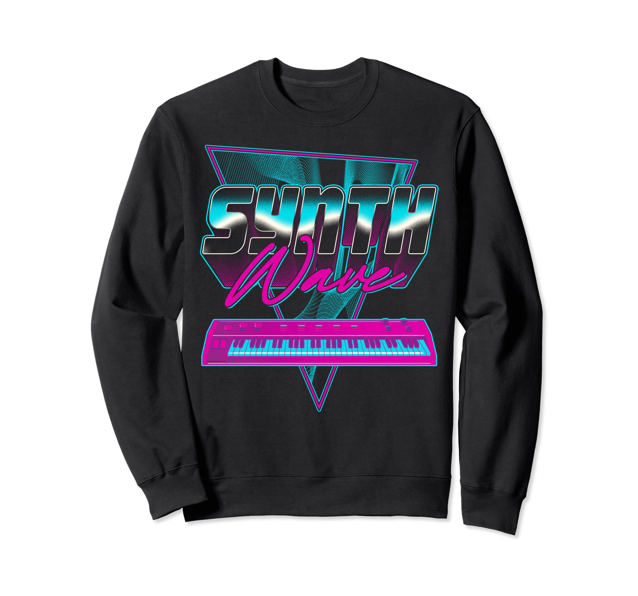 Synthwave Piano Vaporwave 1980S 1990S Sweatshirt - Graphic Print Unisex - T-Shirt, Sweatshirt, Hoodie
