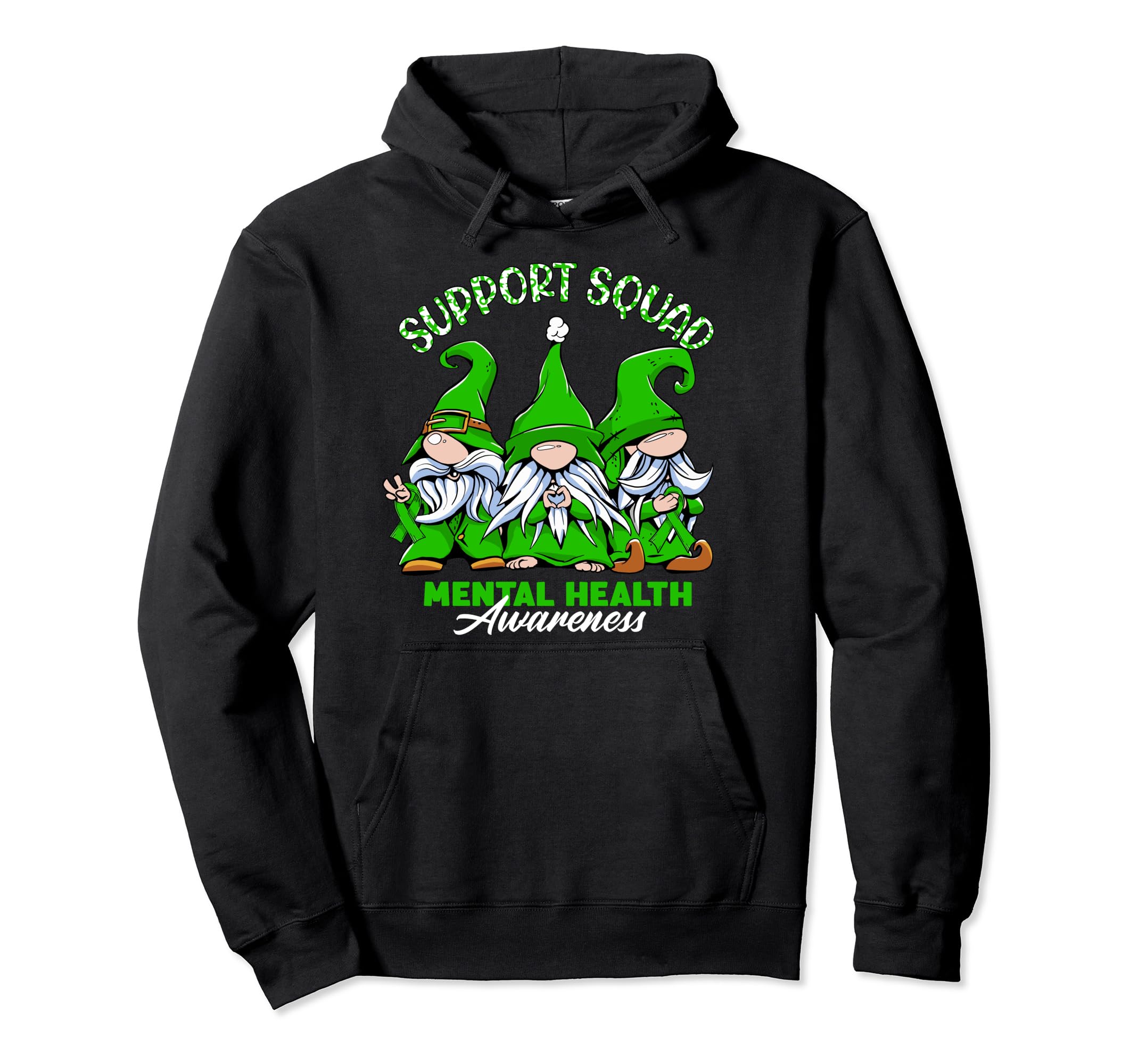 Support Awareness Squad I Depression Hoodie - Custom Art Print Men Women - T-Shirt, Sweatshirt, Hoodie