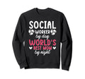 School Social Worker Mental Health Sweatshirt - Custom Art Print Men Women - T-Shirt, Sweatshirt, Hoodie