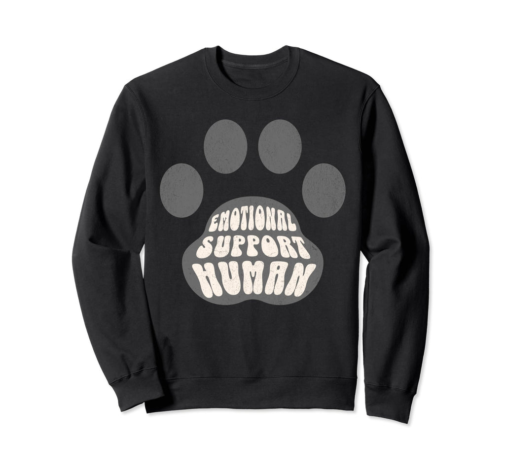 Emotional Support Human Sweatshirt - Aesthetic Graphic Men Women - T-Shirt, Sweatshirt, Hoodie