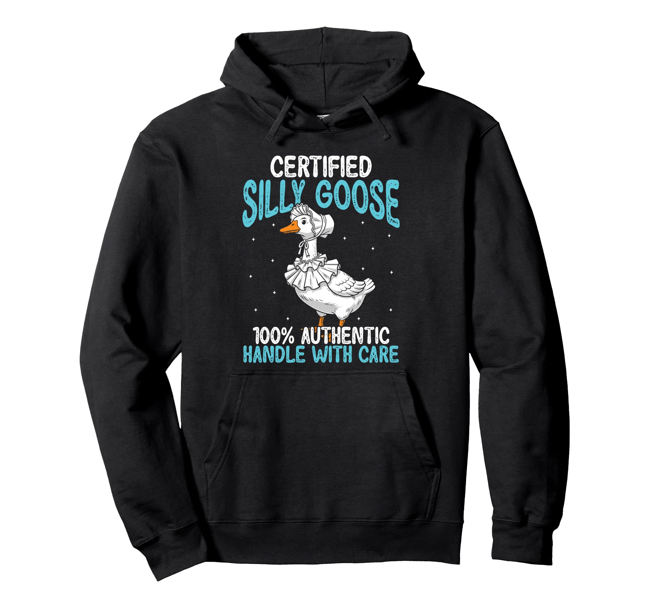 Certified Silly Goose Authentic Handle Hoodie - Trendy Graphic Men Women - T-Shirt, Sweatshirt, Hoodie