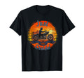 Just Cruisin Motorcycle Trip Sunset T-Shirt - Aesthetic Graphic Unisex - T-Shirt, Sweatshirt, Hoodie