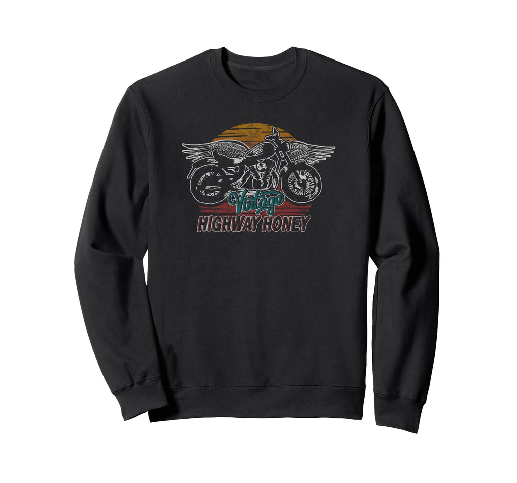 Trendy Highway Honey Winged Sweatshirt - Custom Art Print for Adults - T-Shirt, Sweatshirt, Hoodie