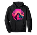 Synthwave 80S Chichen Itza Pyramid Hoodie - Trendy Graphic Men Women - T-Shirt, Sweatshirt, Hoodie