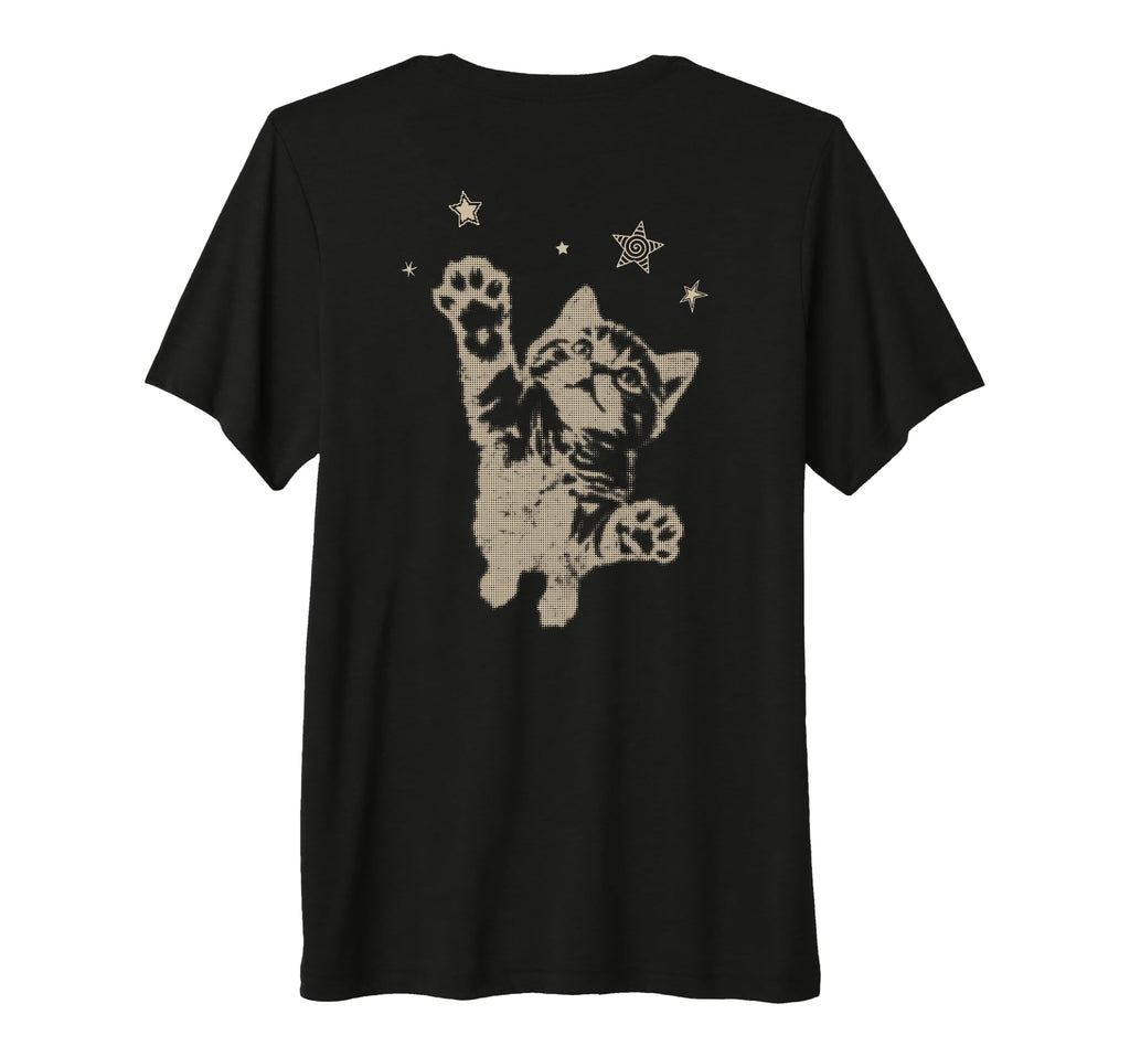 Y2K Cat Jumping Stars 90S 2000S T-Shirt - Aesthetic Graphic Men Women - T-Shirt, Sweatshirt, Hoodie