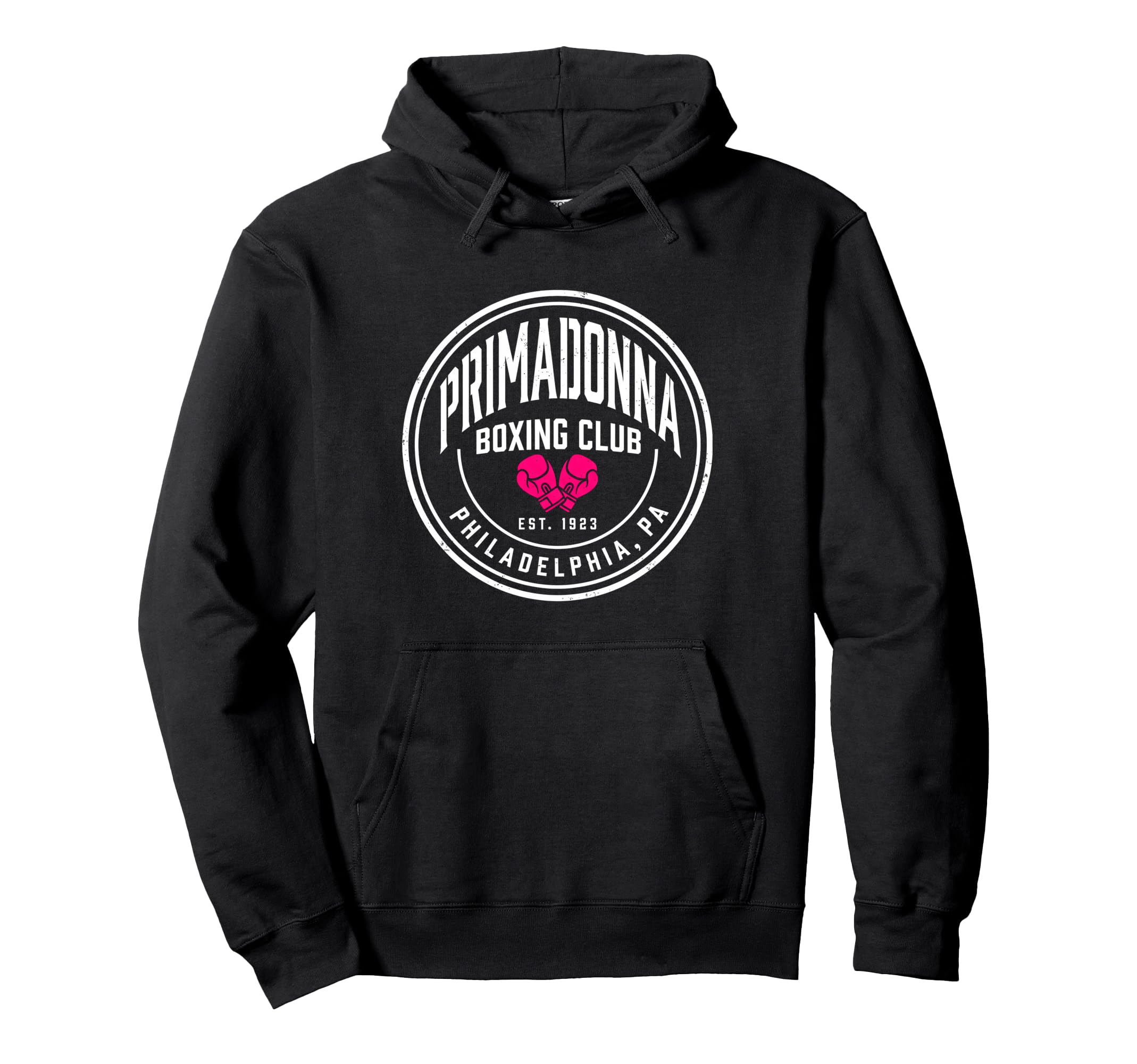 Primadonna Womens Boxing Club 1923 Hoodie - Trendy Graphic Unisex - T-Shirt, Sweatshirt, Hoodie