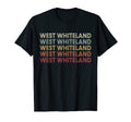 West Whiteland Pennsylvania West T-Shirt - Custom Art Print Men Women - T-Shirt, Sweatshirt, Hoodie