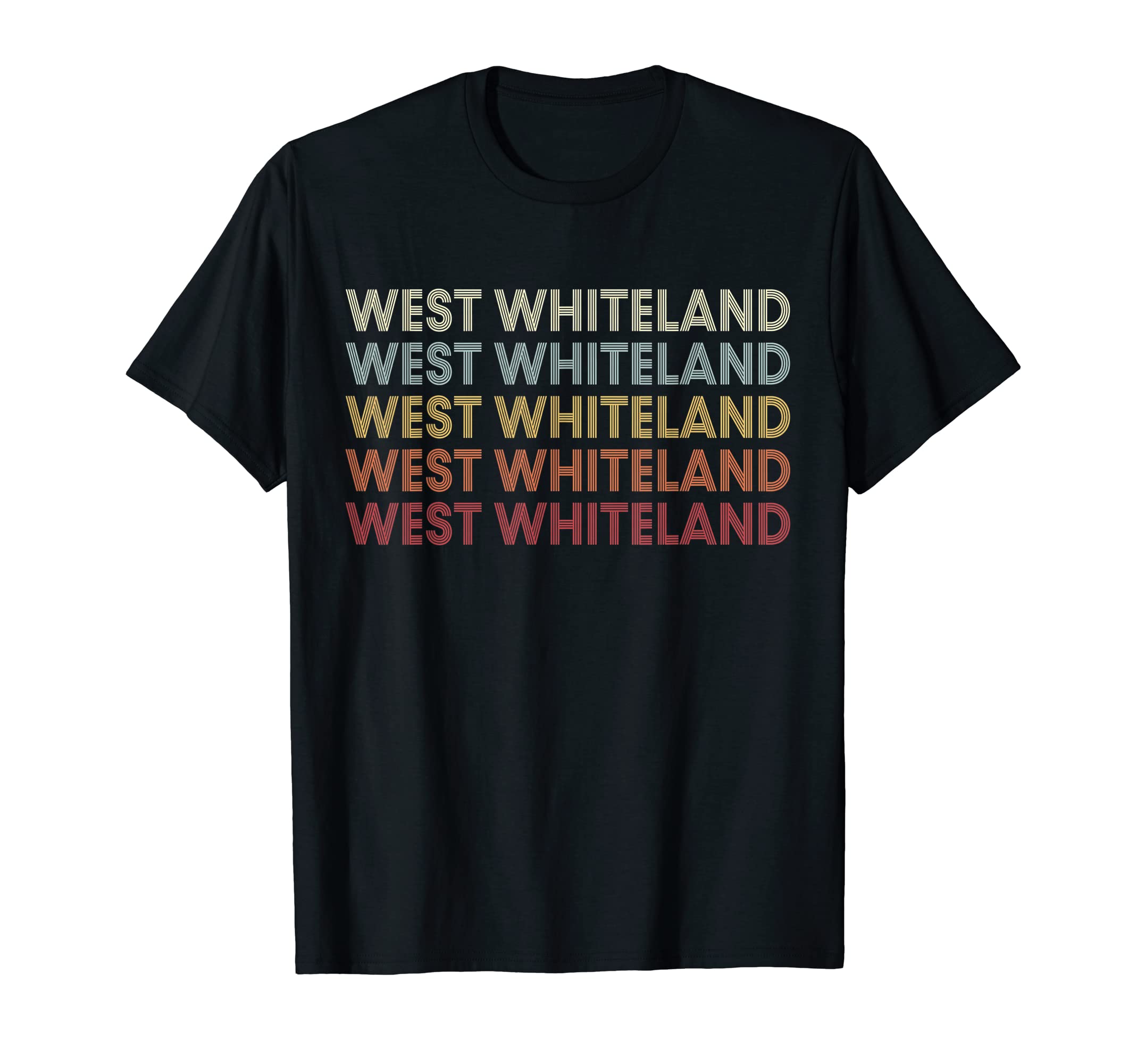 West Whiteland Pennsylvania West T-Shirt - Custom Art Print Men Women - T-Shirt, Sweatshirt, Hoodie