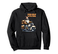 American Patriotic Biker Gnomes Hoodie - Aesthetic Graphic Men Women - T-Shirt, Sweatshirt, Hoodie
