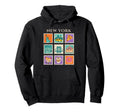 New York City Postage Stamps Hoodie - Fun Novelty Design for Adults - T-Shirt, Sweatshirt, Hoodie