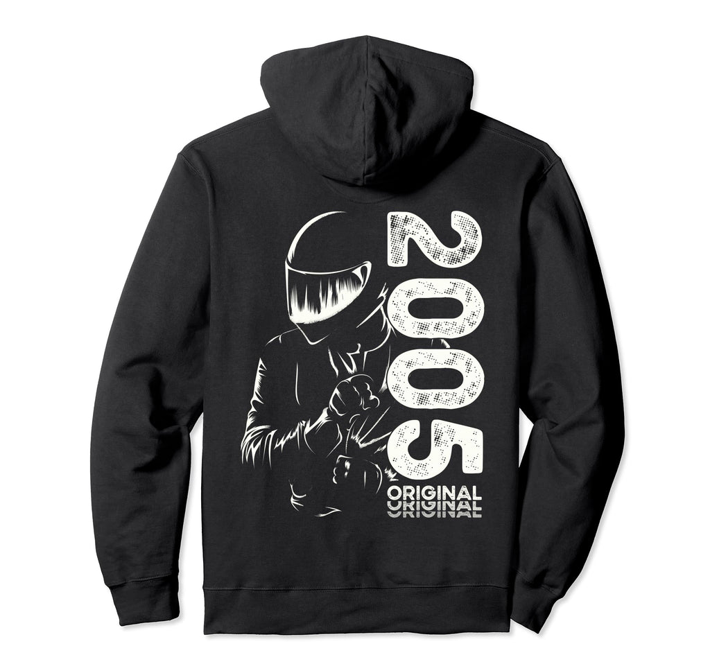 20Th Birthday Motorcycle Motorcyclist Hoodie - Unique Graphic Men Women - T-Shirt, Sweatshirt, Hoodie