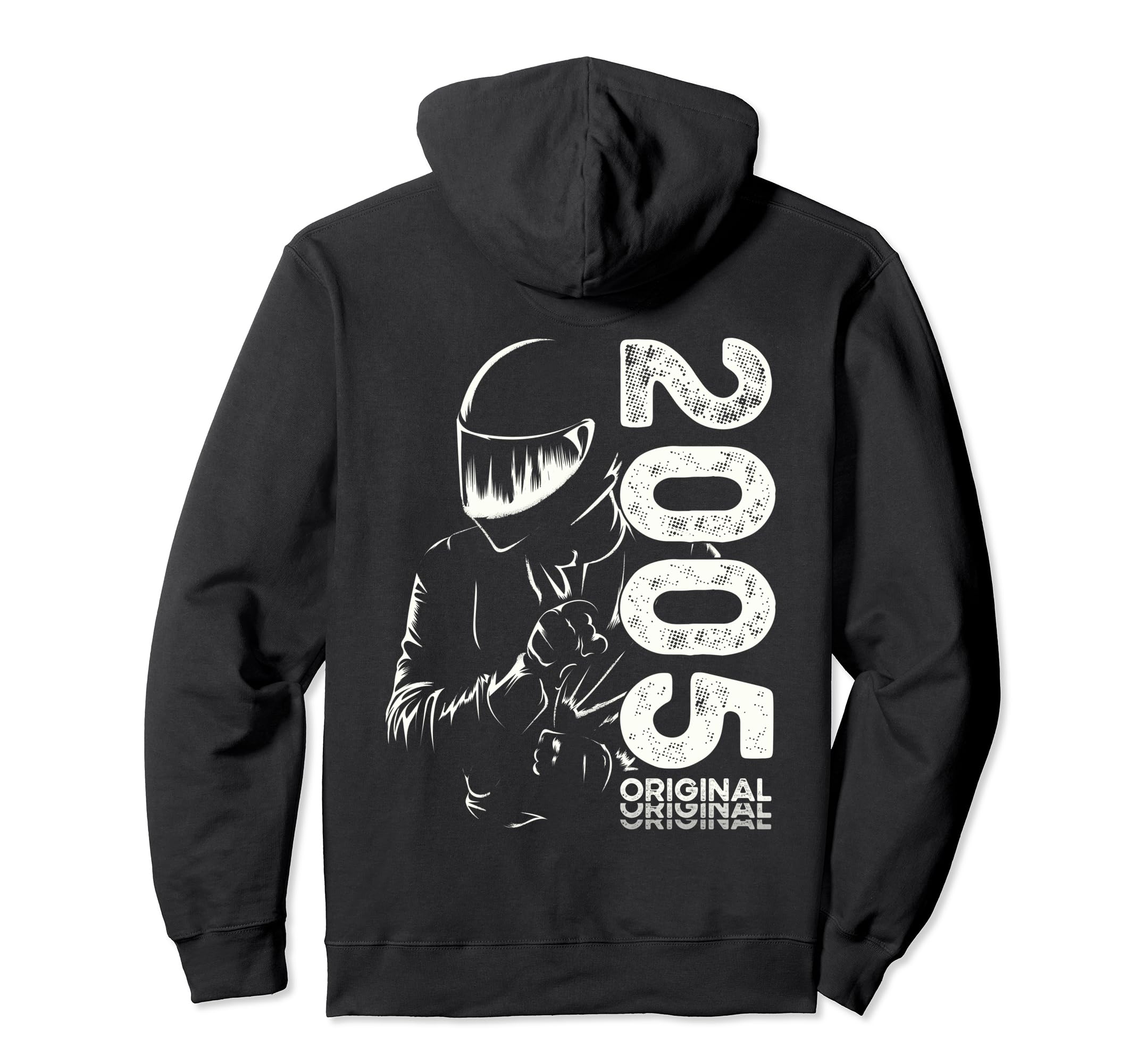 20Th Birthday Motorcycle Motorcyclist Hoodie - Unique Graphic Men Women - T-Shirt, Sweatshirt, Hoodie