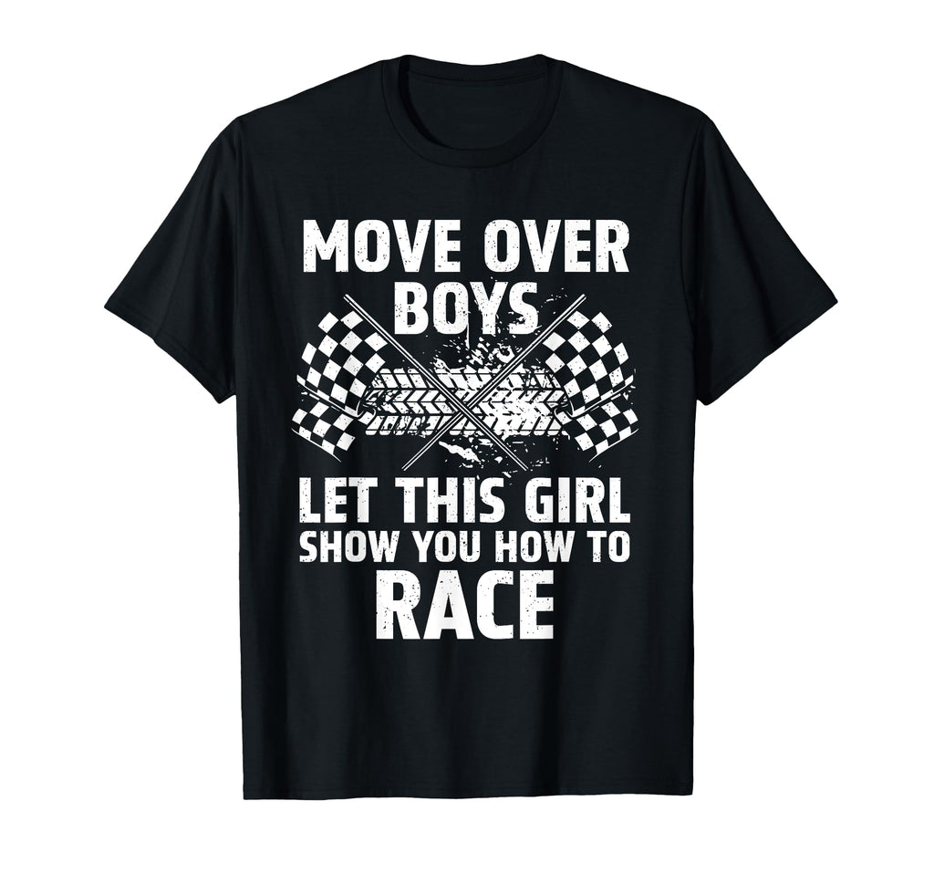 Womens Car Racing Art Black Small T-Shirt - Custom Art Print Men Women - T-Shirt, Sweatshirt, Hoodie