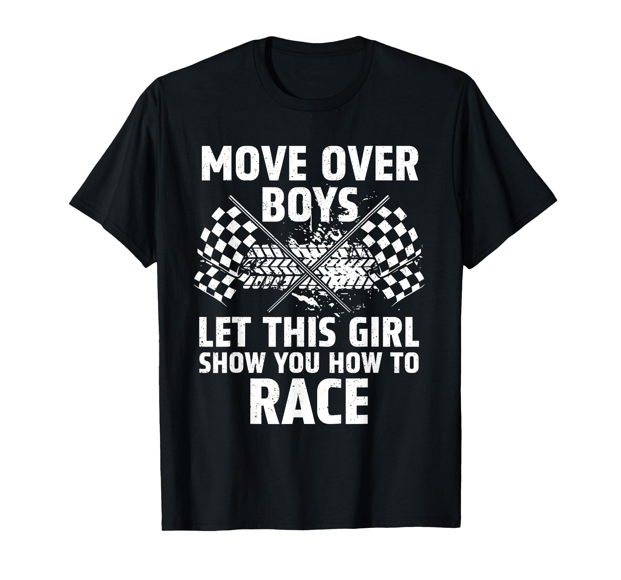 Womens Car Racing Art Black Small T-Shirt - Custom Art Print Men Women - T-Shirt, Sweatshirt, Hoodie