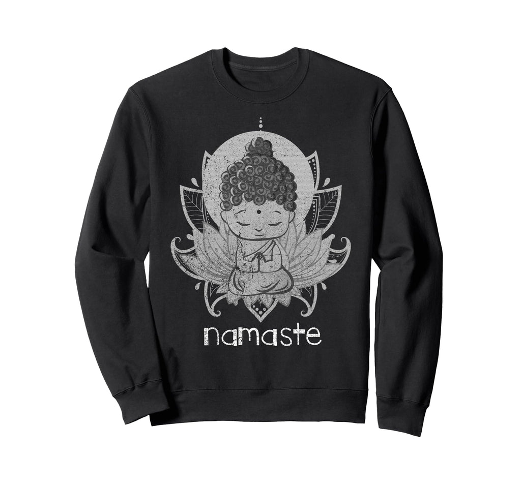 Buddha Yoga Lotus Pose Chakras Sweatshirt - Trendy Graphic Men Women - T-Shirt, Sweatshirt, Hoodie