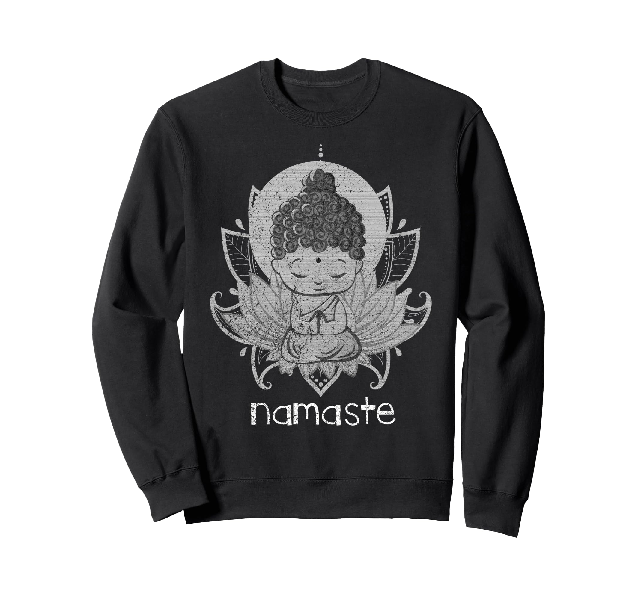 Buddha Yoga Lotus Pose Chakras Sweatshirt - Trendy Graphic Men Women - T-Shirt, Sweatshirt, Hoodie