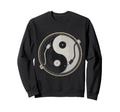 Yin Yang Vinyl Record Player Sweatshirt - Unique Graphic Men Women - T-Shirt, Sweatshirt, Hoodie