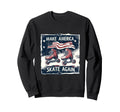Funny Rollerskating Make America Sweatshirt - Graphic Print for Adults - T-Shirt, Sweatshirt, Hoodie