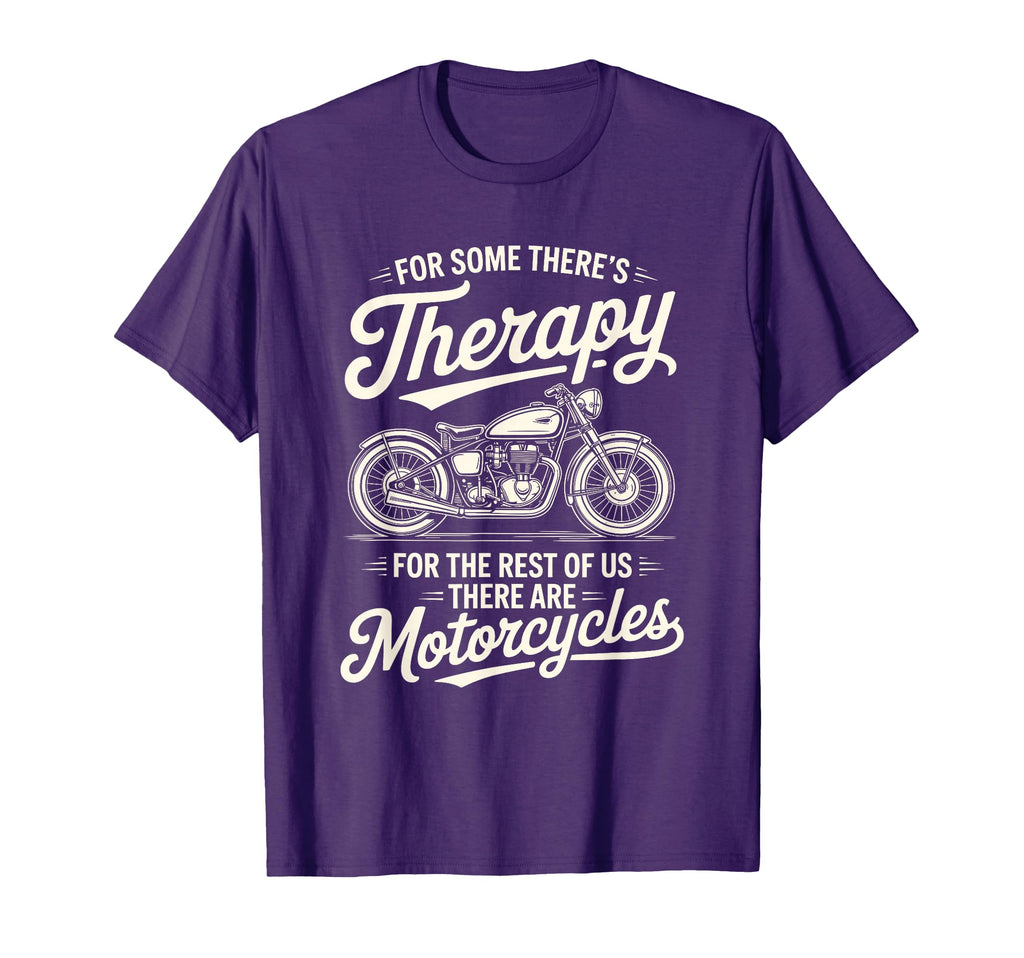 Motorcycle Rider Therapy Biker T-Shirt - Streetwear Style Unisex - T-Shirt, Sweatshirt, Hoodie