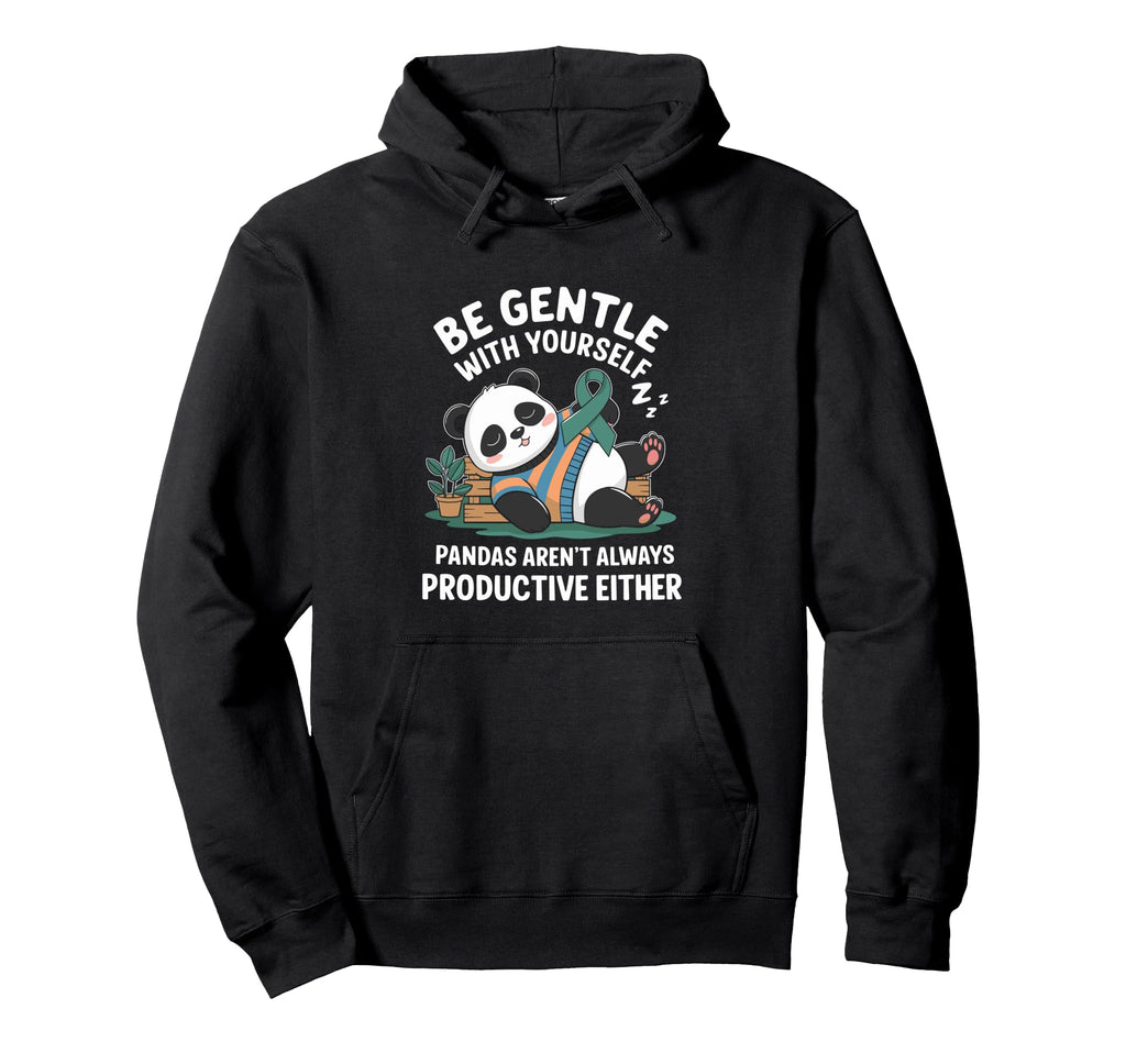 Panda Mental Health Awareness Hoodie - Fun Novelty Design Men Women - T-Shirt, Sweatshirt, Hoodie