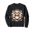 Zen Sloth Meditation Spiritual Sweatshirt - Custom Art Print for Adults - T-Shirt, Sweatshirt, Hoodie