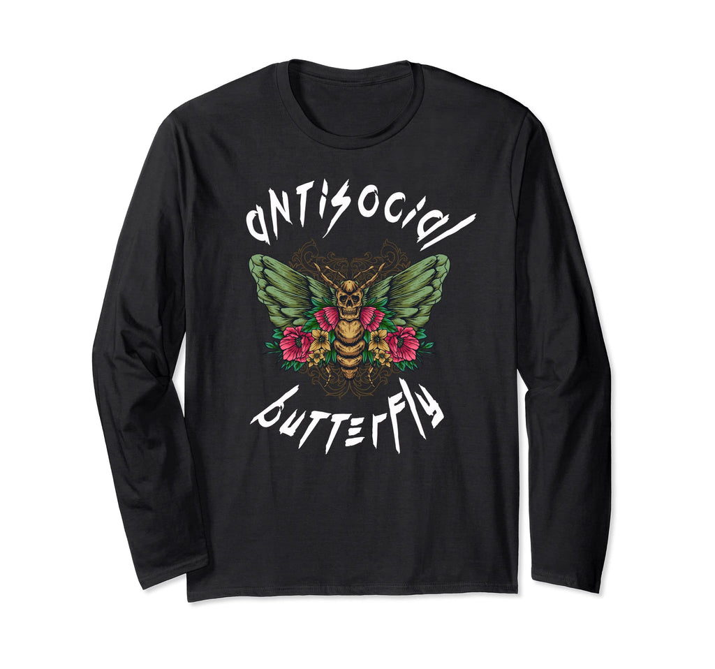 Antisocial Butterfly T-Shirt - Graphic Print for Adults - T-Shirt, Sweatshirt, Hoodie