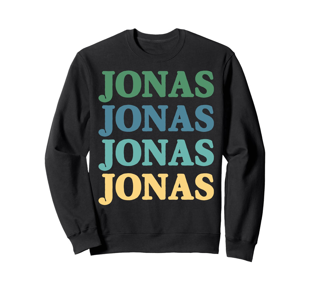 Repeating Name Pattern Typography Sweatshirt - Casual Everyday Wear Unisex - T-Shirt, Sweatshirt, Hoodie